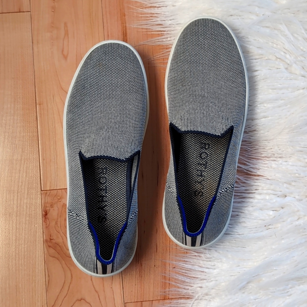Rothy's White Weave Anchor sneakers
